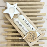 Geschenkset Kerzen klein "Adventszeit"