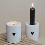 2 in 1 Kerzenhalter "Herz"