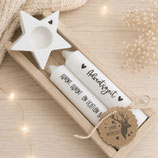 Geschenkset Kerzen klein "Adventszeit"