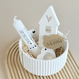 Geschenkset Schale Weiss "Alles Liebe zum Muttertag"