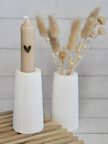 Kerzenhalter / Vase gerillt