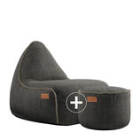 Cobana Lounge Chair & Pouf | Farbe: Cobana Grey