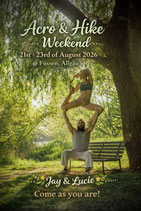 Acro & Hike Weekend 21st - 23rd of August 2026 w/ Jay & Lucie @ Füssen, Allgäu