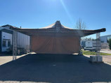 Podium en terras overkapping