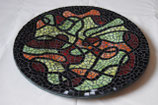 mosaik teller aus gefärbten glas nr. 150