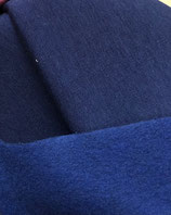 Sweat Shirt in dunkelblau  80 % Baumwolle 20% PES Breite 150 cm
