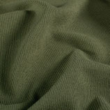 Strick in waldgrün - 100 % Baumwolle - Breite 135 cm - 300 g/m²