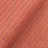 "Block Pepita" in rot/orange - 32% Viskose, 65% Polyester, 3% Elasthan Gewicht: 250 g/m² Breite: 160 cm