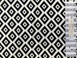 Jersey schwarz/weiß - 95 % Co - 5 % Ela - 150 cm breit - 200 g/m²