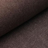 Cord Jersey in dunkelbraun meliert   35 % Cotton - 60 % Polyester - 5 % Elasthan  Breite 150 cm