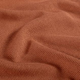 Strick in rotes Holz (rotbraun) - 100 % Baumwolle - Breite 135 cm - 300 g/m²