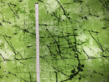 French Terry - batik grün ! beige schwarz - 95 % Cotton  5 % Elasthan - Breite 150 cm