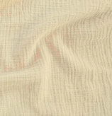 Musselin (Mousselin) Double Gauze in weiß/natur  - 245 cm breit  -  100 % Baumwolle  -  165 g/m²