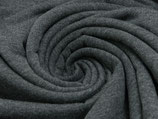 Sweat - dunkelgrau meliert - 95% Cotton  5% Elasthan  - Breite 150 cm - 245 g/m²