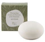 Shampoing solide Corps et Cheveux pour l'homme bois d'Aloes 75 gr