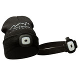 Mütze mit herausnehmbarer LED und Stirnband