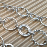 Kette & Armband «Mixed Circles», silber