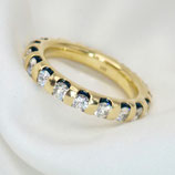 Memoryring 585er Gold mit Brillanten