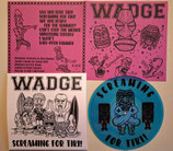 WADGE  " SCREAMING FOR TIKI  "                        PRE-ORDER       LIM  10"