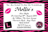 Personalised Hen Party Invites Ref, HNTIGER