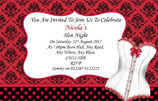 Personalised Hen Party Invites Ref, HNRB