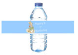 BirthdayPeter Rabbit Style Water bottle or Fruitshoot Wrapper Label Ref W15