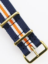 Nato Gold »Blue Heritage« 22 mm