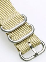 Zulu HC 5 Ring beige 22 mm