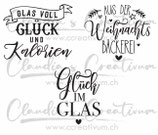 Rub On Weihnachtsbäckerei