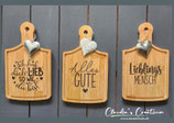 Schild Bambus 11 x 19 cm