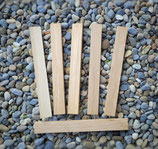 Klötzchen Eiche, teilweise mit Kleberückständen, 250 mm x 30 mm x 8 mm