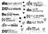 Rub On du bist wunderbar A5
