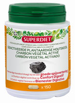Carbón Vegetal Activado 150 caps Superdiet