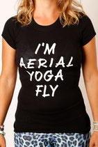 I'm Aerial Yoga Fly Black Short Sleeve T-shirt