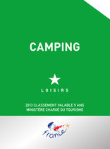 Panonceau de classement Camping Loisirs