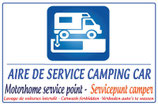 Panneau Aire de service camping car - Lavage interdit  en 3 langues