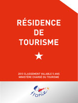 Panonceau de classement Résidence de tourisme