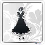 Plaque pictogramme femme