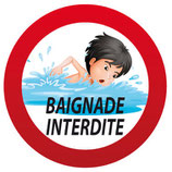 Baignade interdite