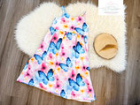 Sommerkleid Schmetterlinge 146/152