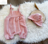 Musselin-Jumpsuit rosa 62/68