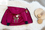 Sweatjacke Bambi beere