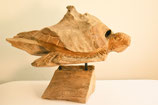 Schildkröte, Turtle , Skulptur Teakholz