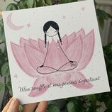 Carte Nenette Mon Souffle & Mes Pensées Lotus