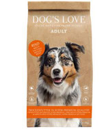 DOG'S LOVE Adult Rind, Süsskartoffel & Karotte