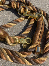Brauntöne 3 Farbig mit goldenem Wirbelkarabiner