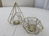 Geometrika mit Glas Gold