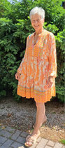 Kleid Muster & Volants