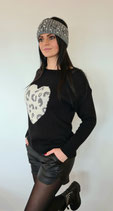 Strickpullover mit Tiermusterherz