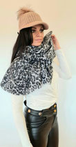 Schal in Leoparden-Look